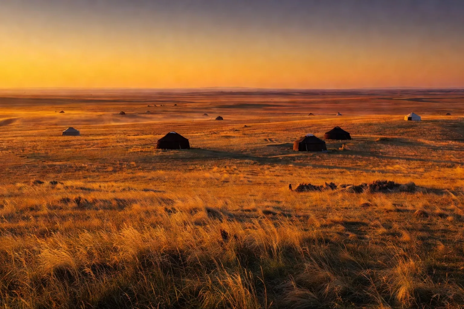 Steppes polovtsiennes, décor du Prince Igor