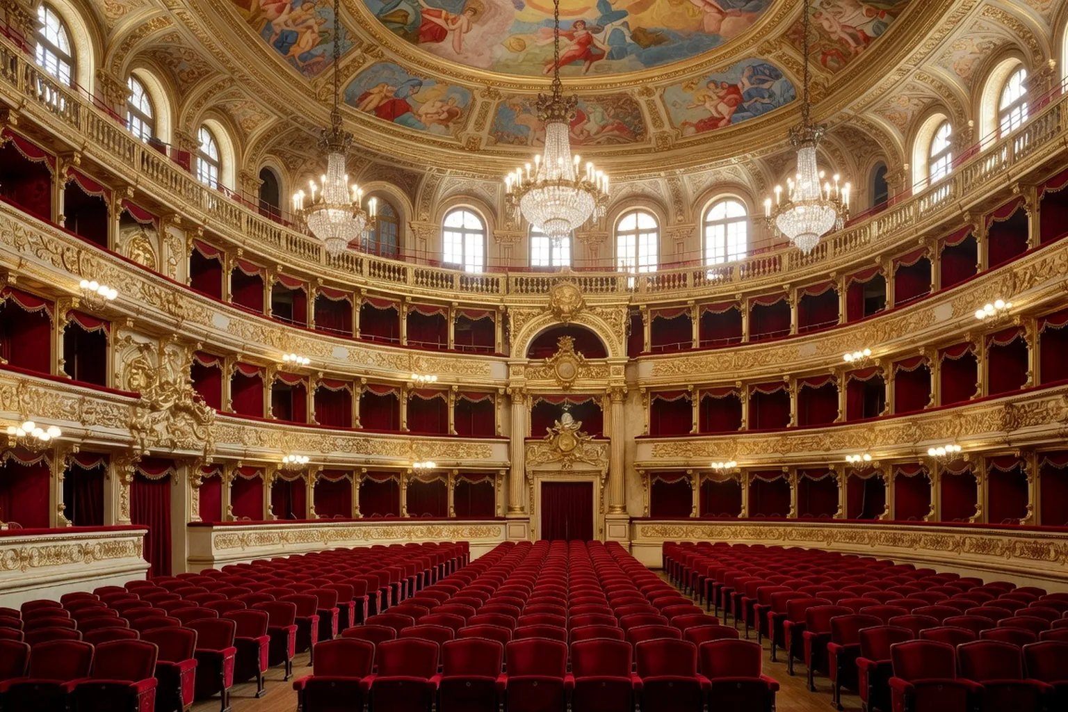 Scala de Milan, théâtre italien où Glinka a étudié dans les années 1830