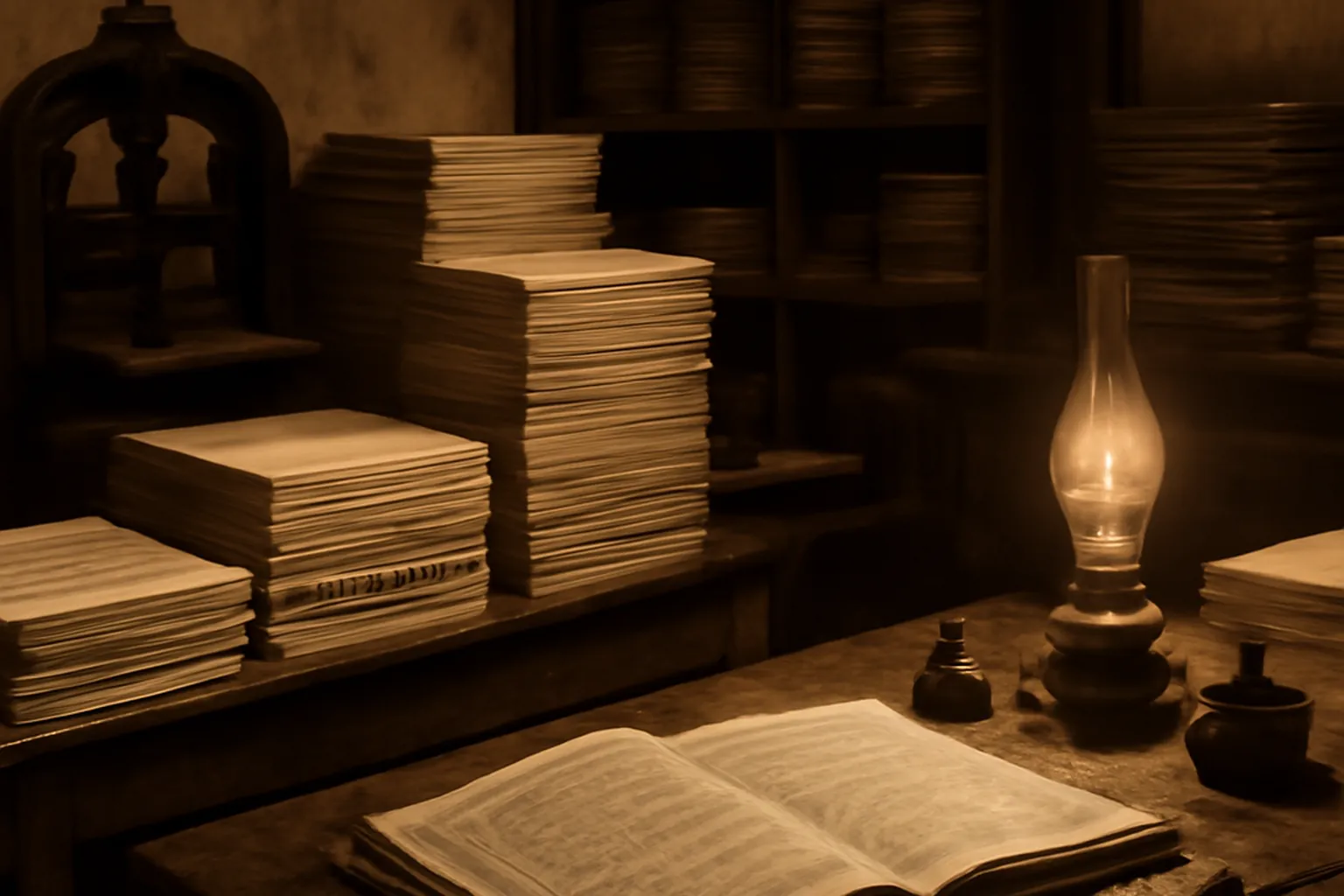 Atelier d'édition musicale russe du XIXe siècle