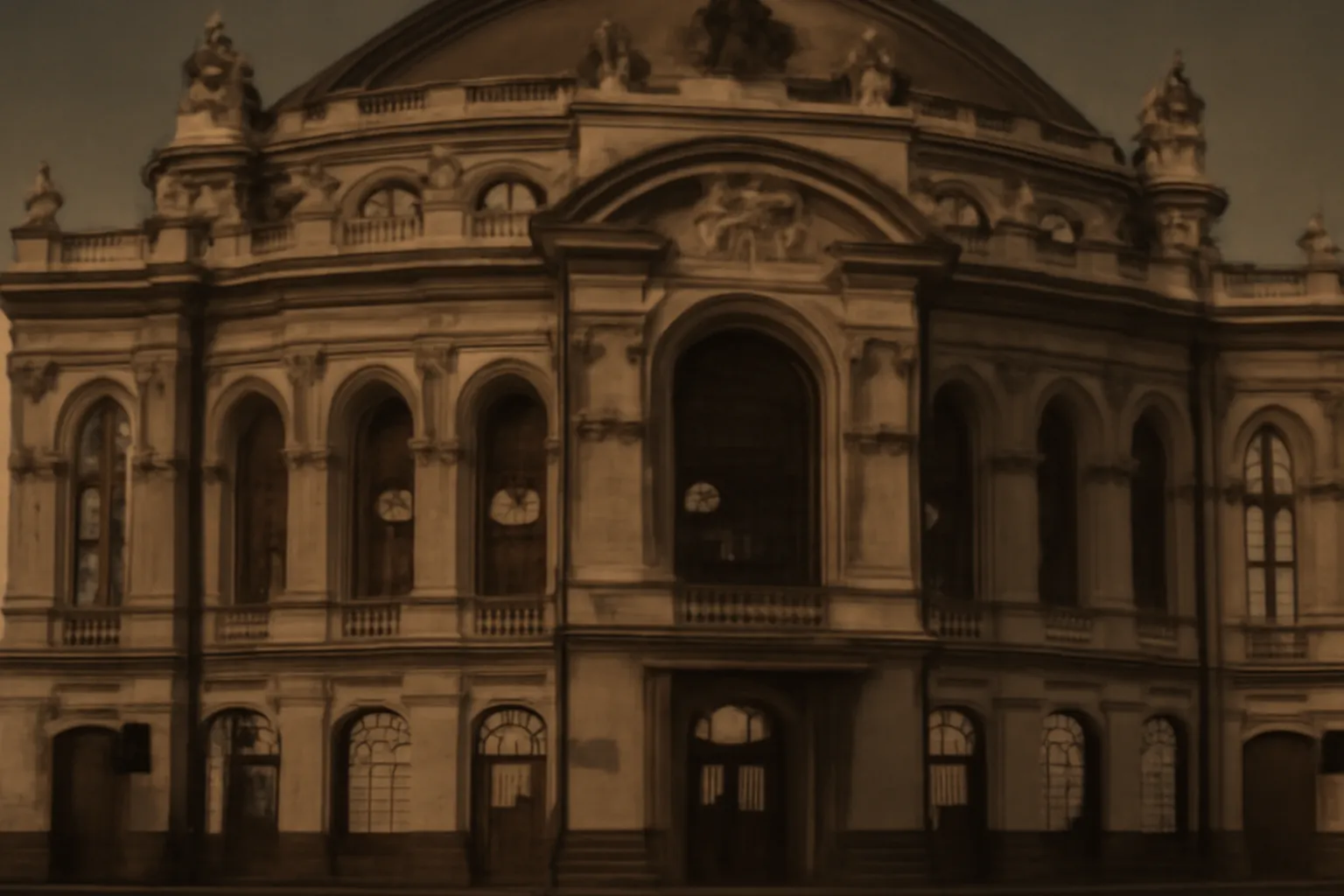 Opéra de Kyiv, où furent créées les œuvres lyriques ukrainiennes