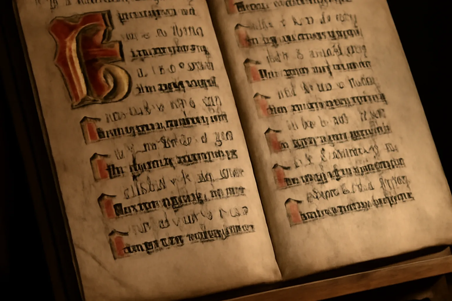 Manuscrit znamenny médiéval, notation neumatique russe