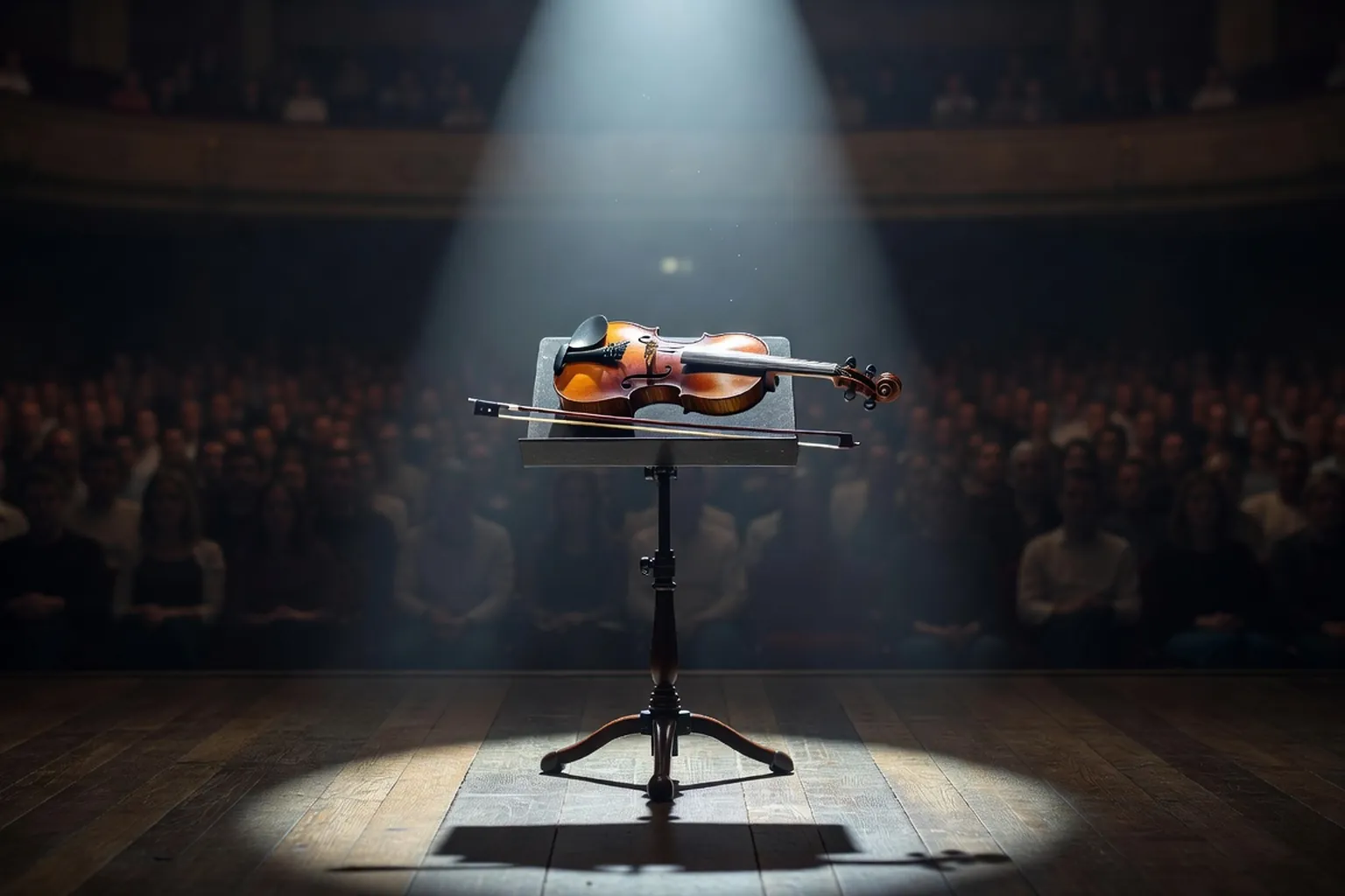 Performance violonistique, cadre typique du Vol du bourdon transcrit